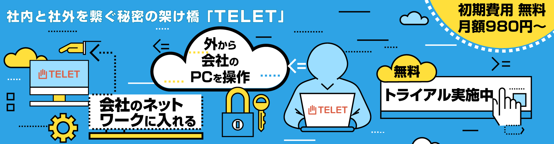 操作性no 1テレワークサービス Telet 会社のパソコンを遠隔から操作できる 操作性no 1テレワークサービス Telet 会社のパソコンを遠隔から操作できる